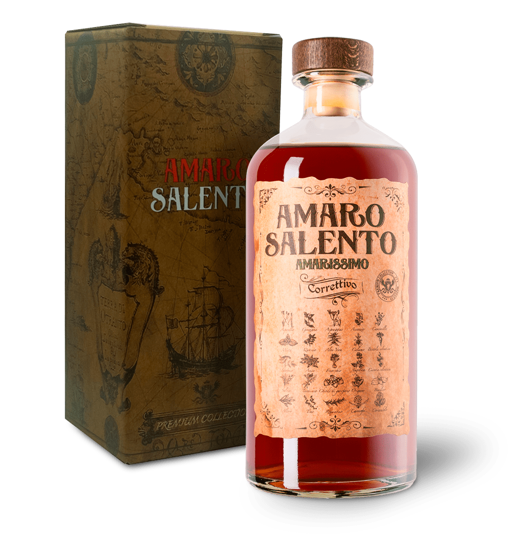 acquista amaro salento amarissimo premium con astuccio regalo