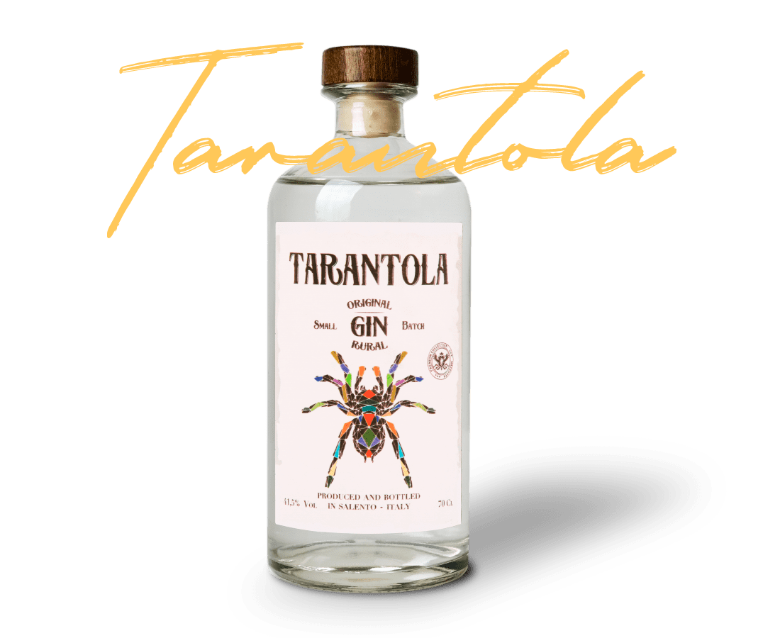 tarantola gin artigianale prodotto da amaro salento a lecce e provincia